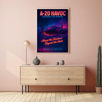 A-20 Havoc Legendary Air Warrior Poster