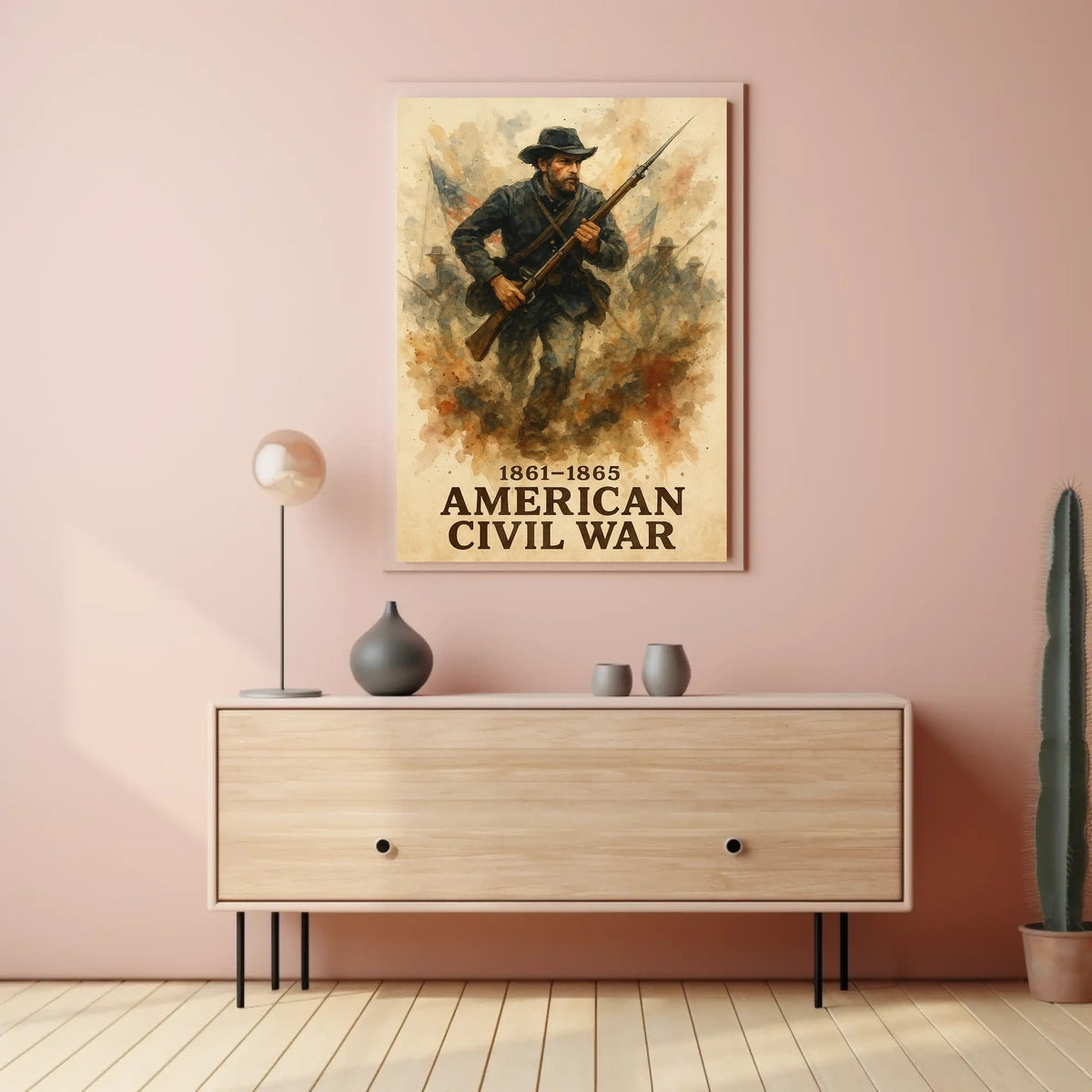 American Civil War 1861-1865 Poster