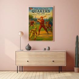 Philadelphia Quakers Baseball Era Poster
