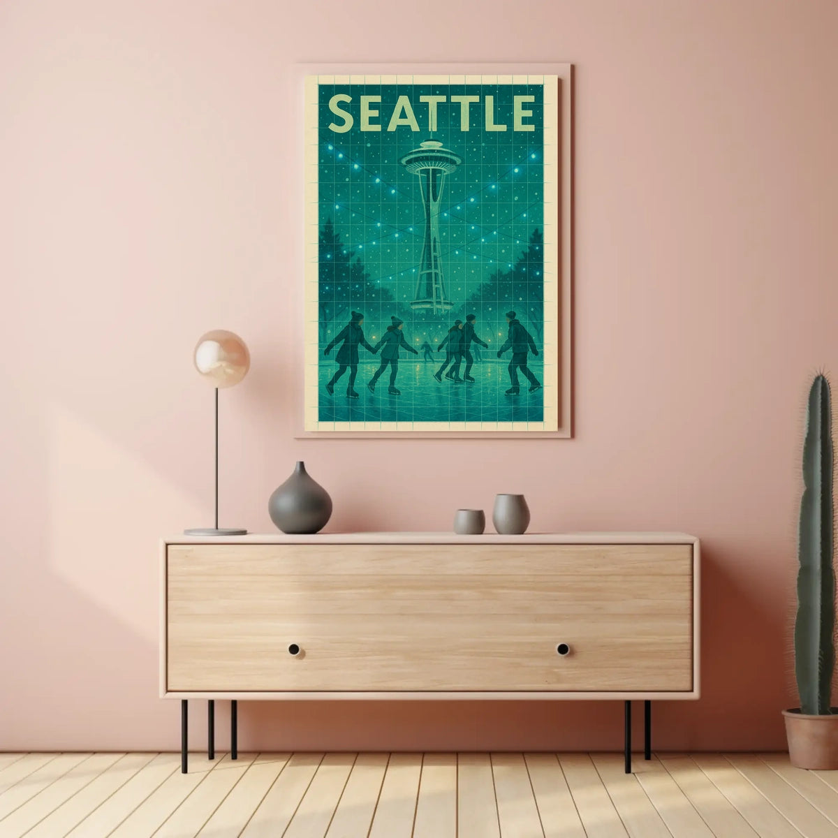 Seattle Winter Wonderland Poster