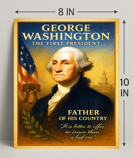 George Washington The First President Poster PosterGoat