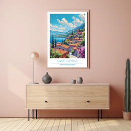 Lake Ohrid, North Macedonia Poster