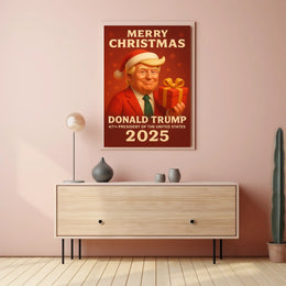 Festive 2025 Christmas Celebration Art Pop Culture Poster