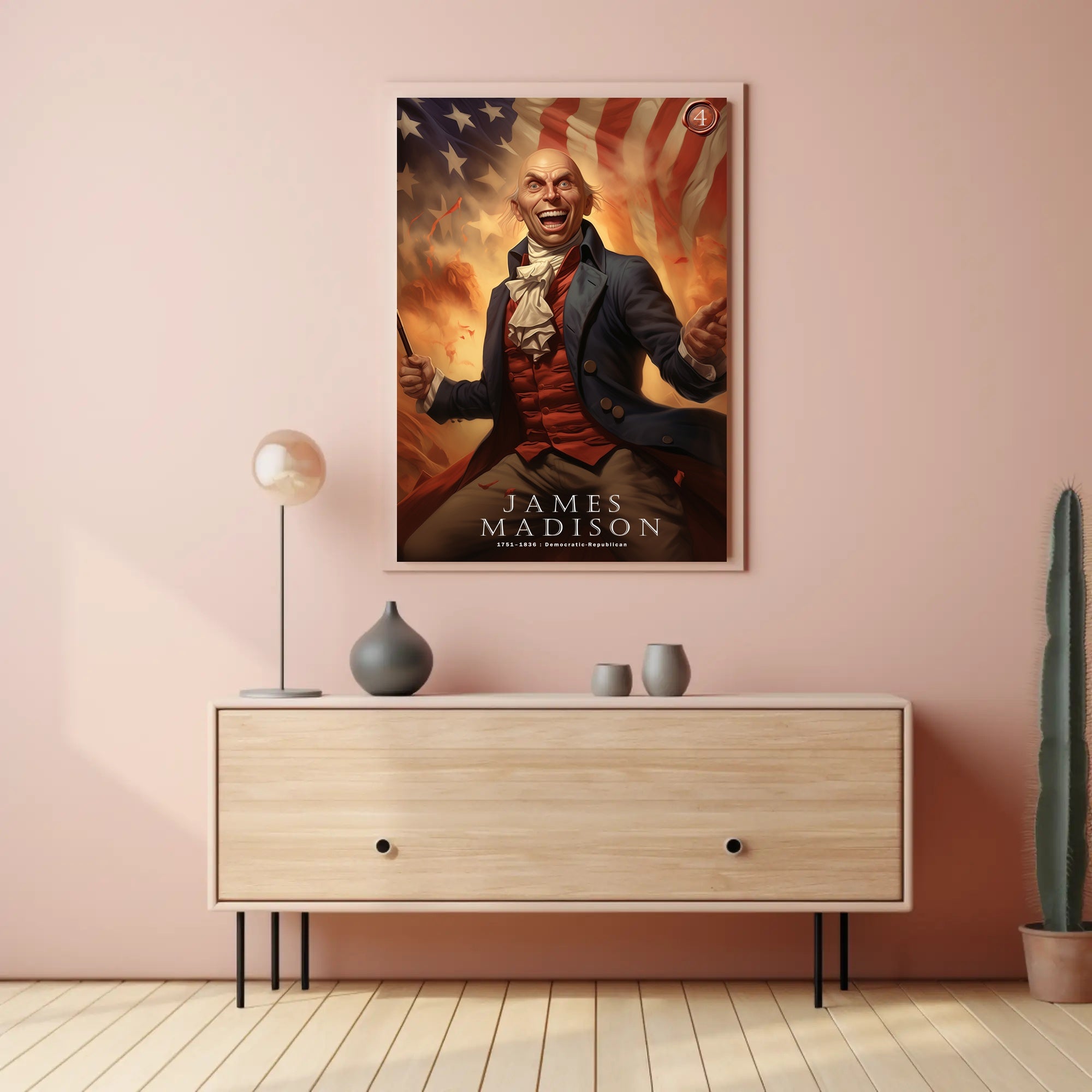 James Madison Patriotic Poster