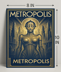 Metropolis  Art Deco Futurism Poster PosterGoat