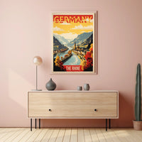 Germany The Rhine Poster