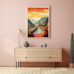 Germany The Rhine Poster