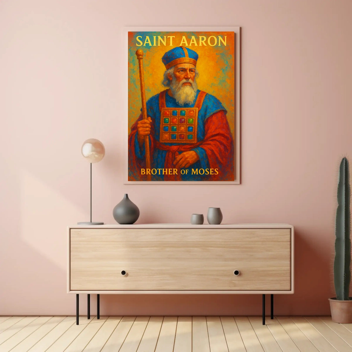 Saint Aaron Brother Of Moses Poster