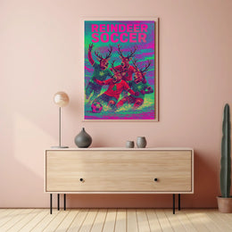 Reindeer Soccer Extravaganza Poster
