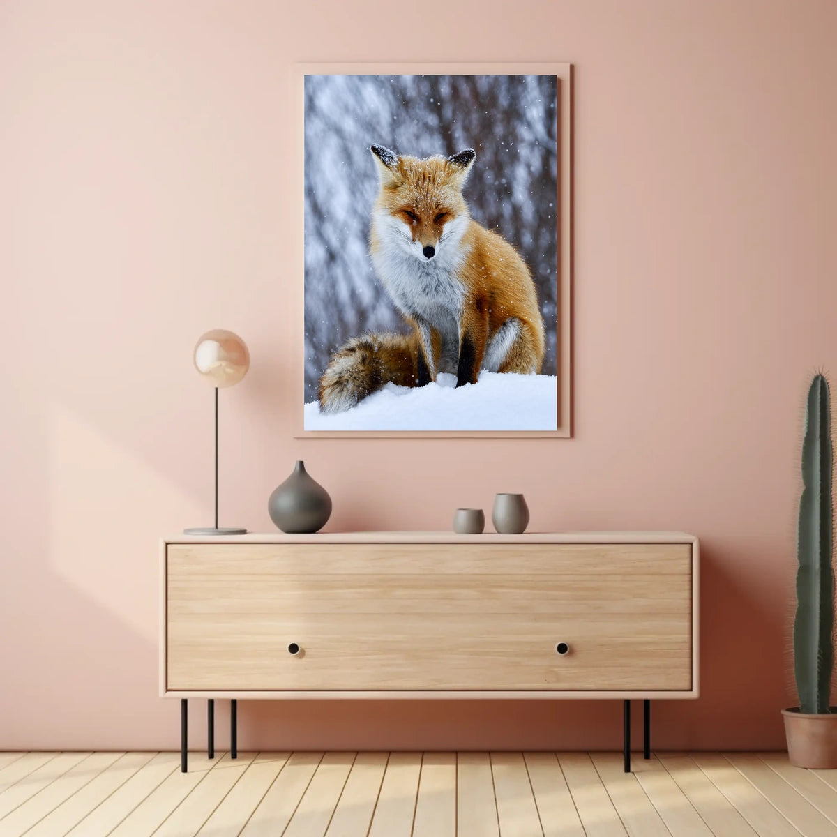 Winter Fox Poster