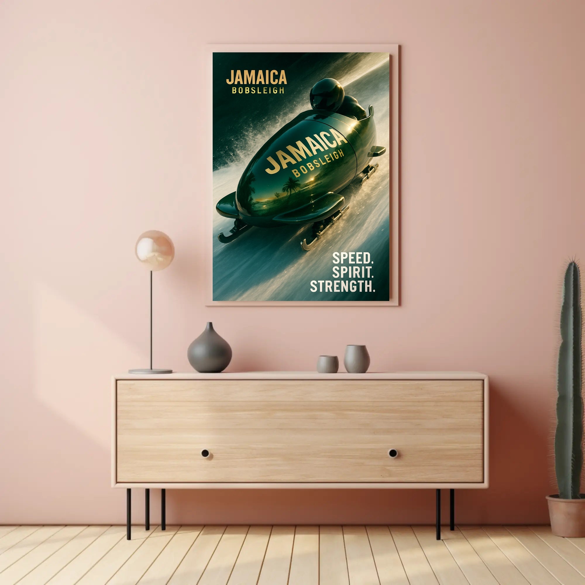 Jamaica Bobsleigh Poster