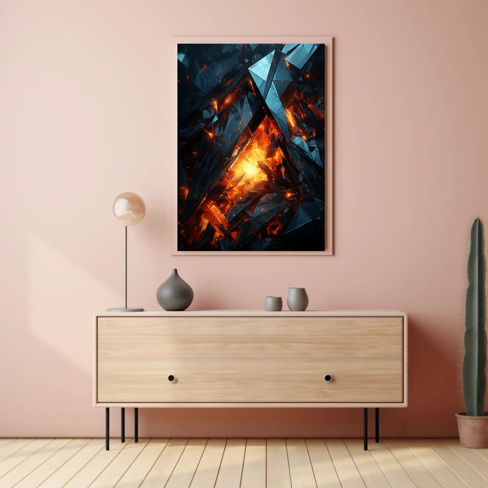 Crystalline Inferno Poster