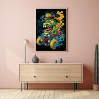 Monster Hot Rod Poster