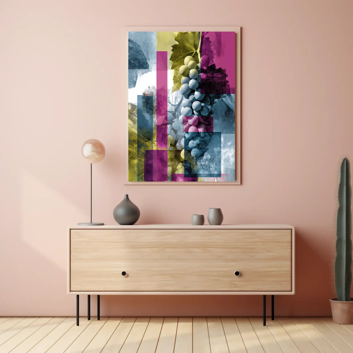 Abstract Grapes Abstract Poster