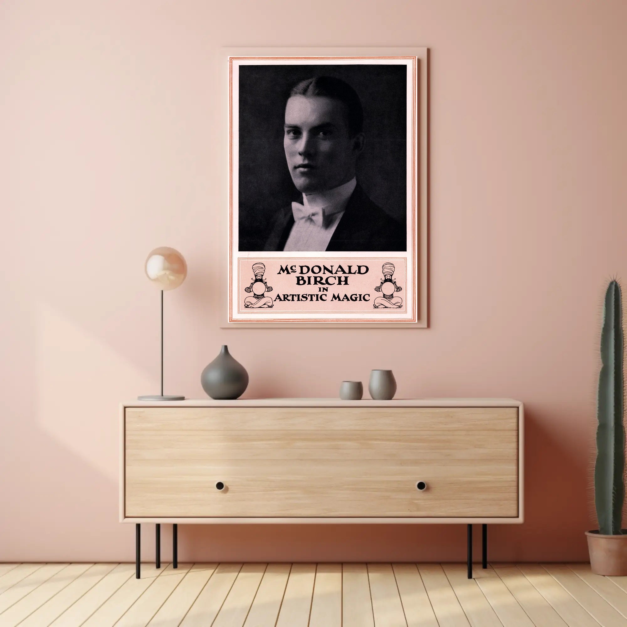 McDonald Birch Magic Show Vintage Artistic Poster