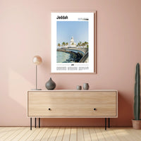Jeddah Skyline: The Modern Cultural Heritage Travel Poster PosterGoat