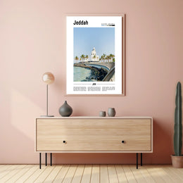 Jeddah Skyline: The Modern Cultural Heritage Travel Poster PosterGoat