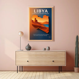 Libya A Land of Heritage and Horizons Poster PosterGoat