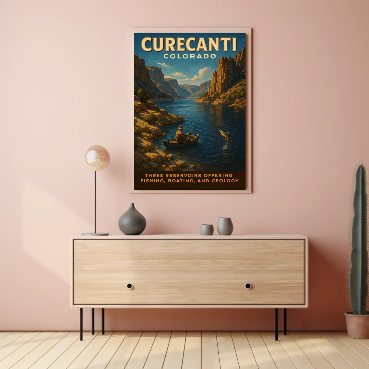 Curecanti Colorado Adventure Poster