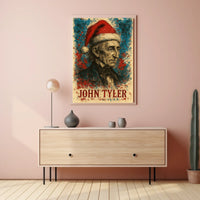 John Tyler 10th President of the United States Christmas SeriesPoster