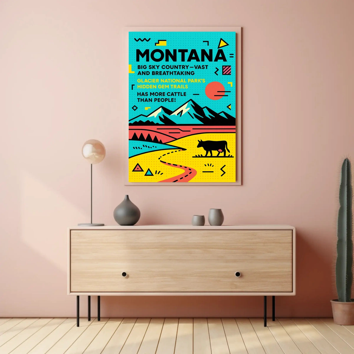 Montana Big Sky Country Poster