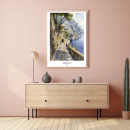 Amalfi Coast Scenic View Poster
