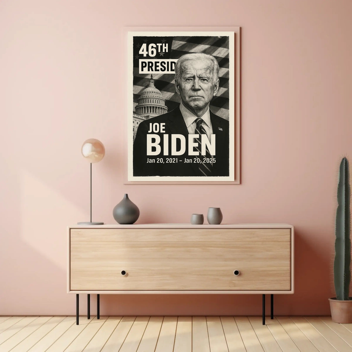 Joe Biden 46th President of the United States Digital Montaje Poster