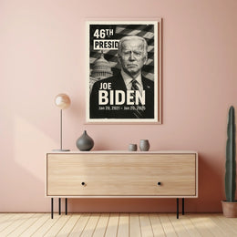 Joe Biden 46th President of the United States Digital Montaje Poster