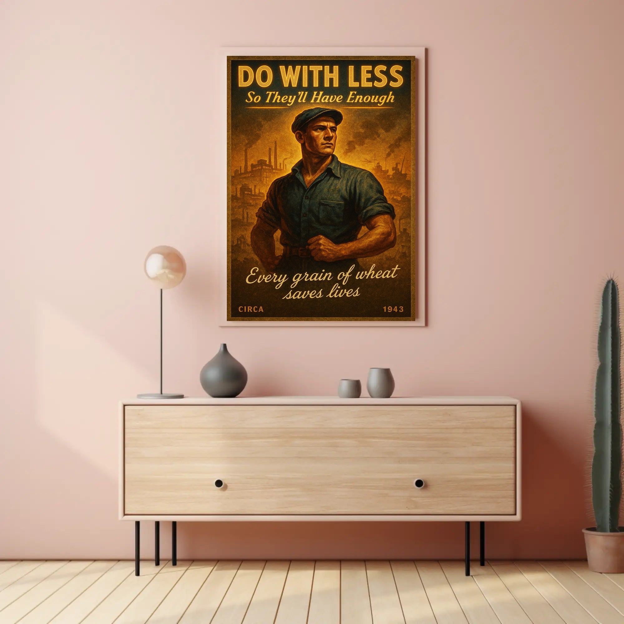 Wartime Conservation Effort Poster