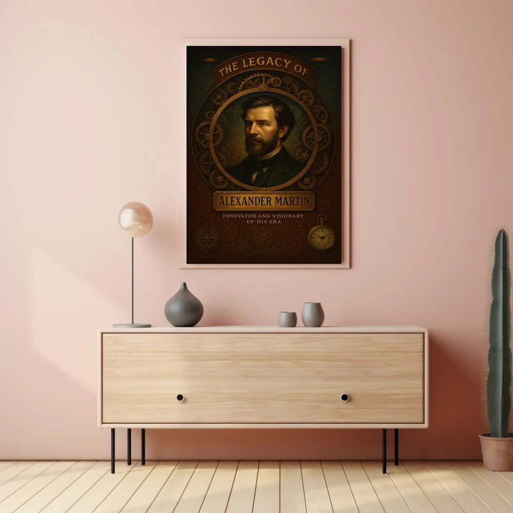 Modern Urban Skyscraper Art Poster