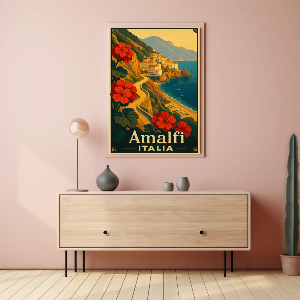 Amalfi Coast Italia Poster
