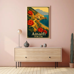Amalfi Coast Italia Poster