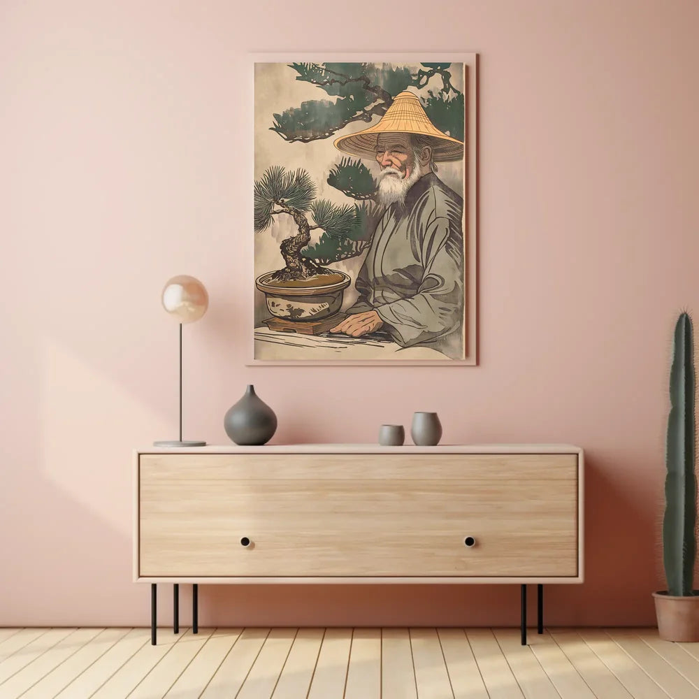 Futuristic Abstract Art Poster