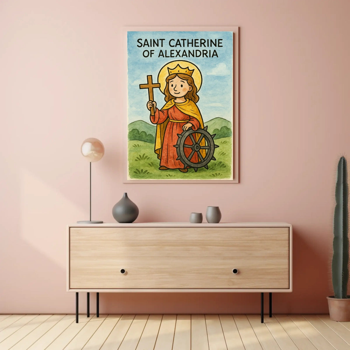 Saint Catherine of Alexandria Poster
