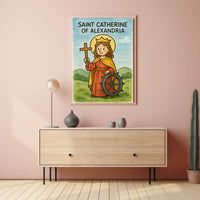 Saint Catherine of Alexandria Poster