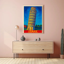 Italy Tower Of Pisa Poster