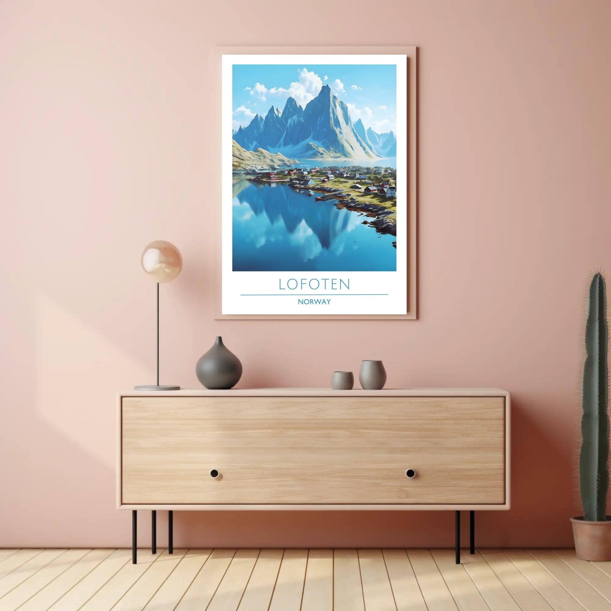 Lofoten Scenic View Poster
