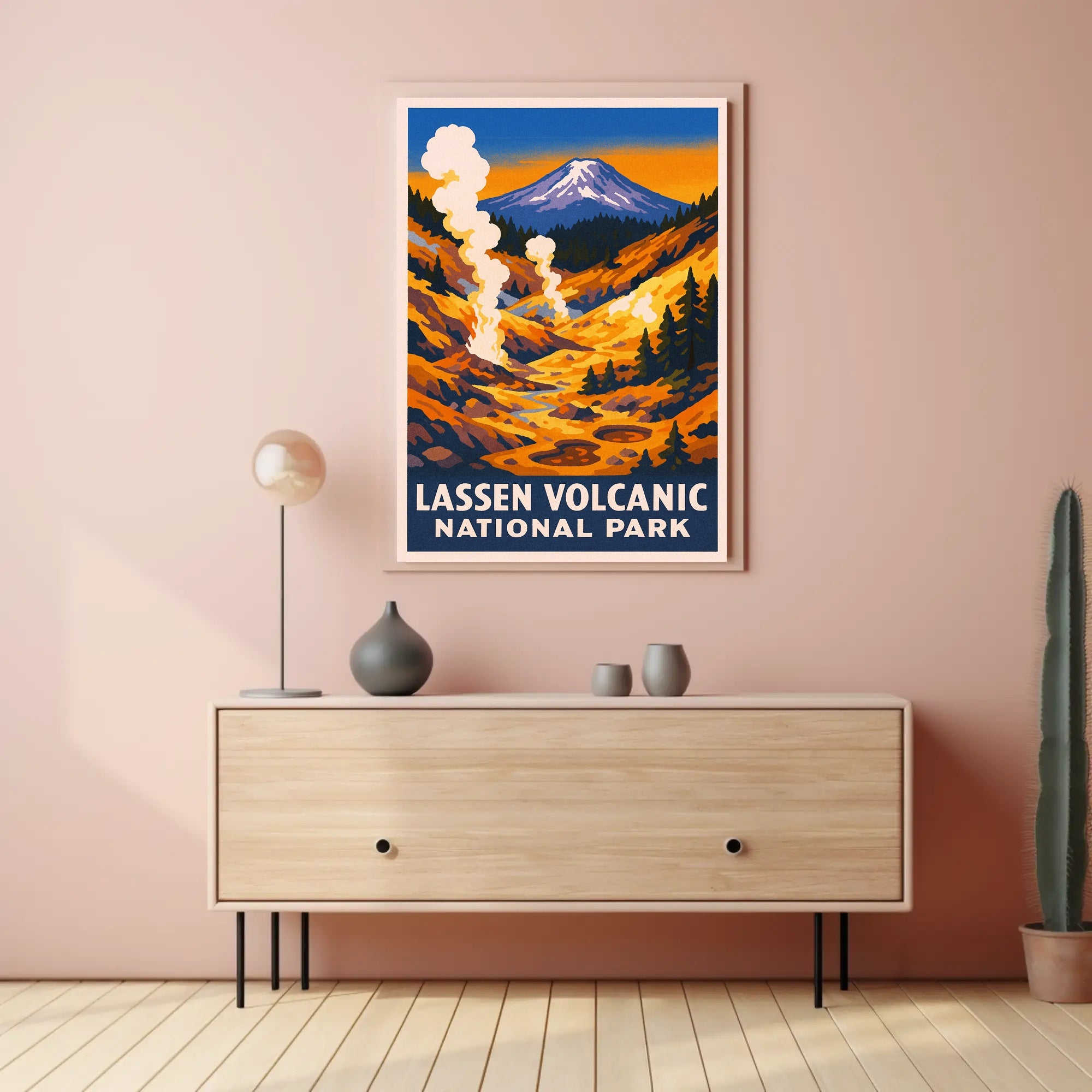 Lassen Volcanic National Park Poster PosterGoat