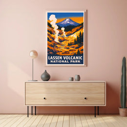 Lassen Volcanic National Park Poster PosterGoat