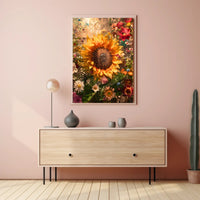 Sunlit Symphony William Morris Art Poster