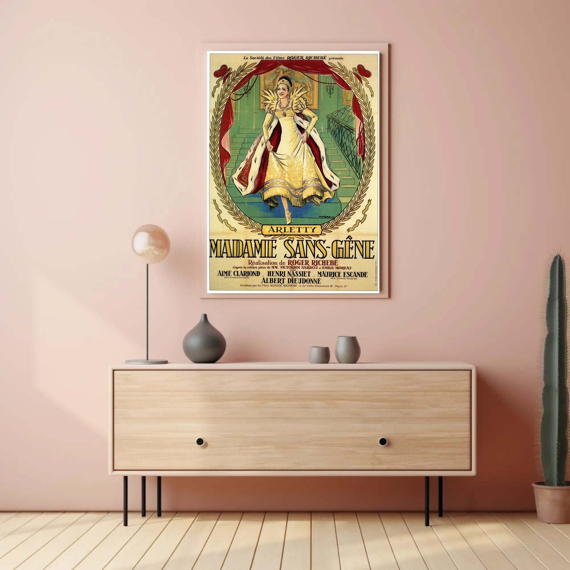 Madame Sans-Gêne Historical Theatre Art Poster