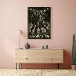 Ice-Skating Romance Poster