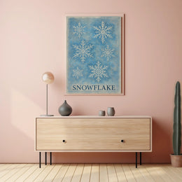 Snowflake Art Poster