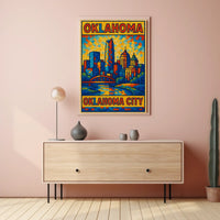 Oklahoma City Skyline Poster