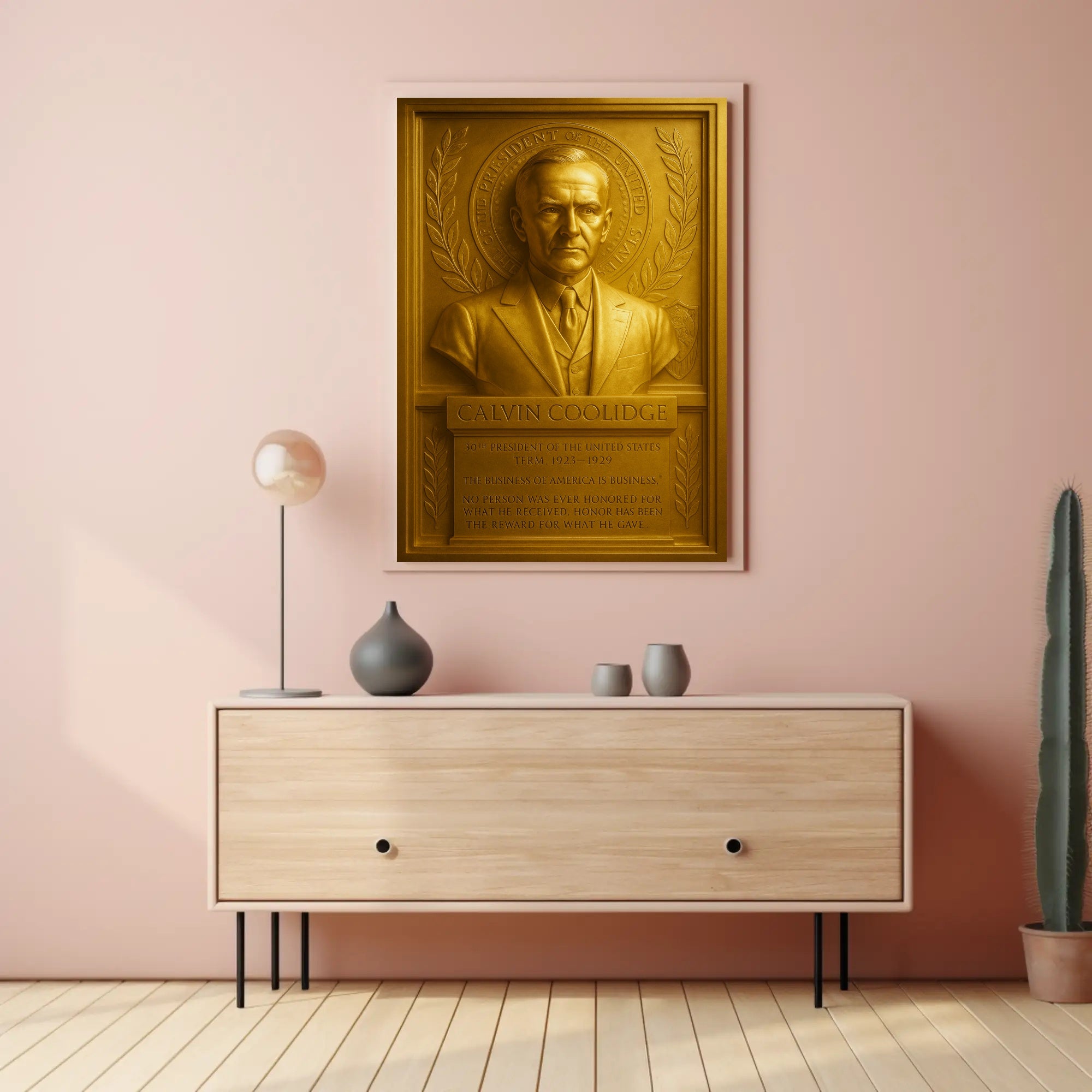 Calvin Coolidge 30th President Poster PosterGoat