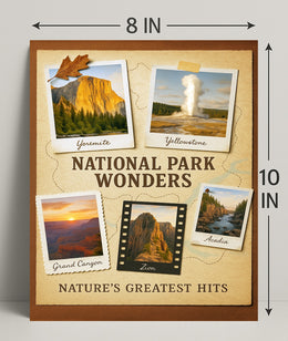 National Park Wonders Poster PosterGoat