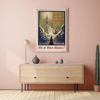 Liberty and Modernity: A Patriotic Propaganda Poster
