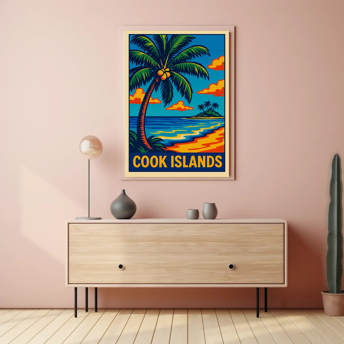 Tropical Paradise Cook Islands Poster