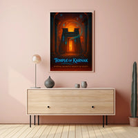Majestic Temple of Karnak Cultural or Heritage Poster