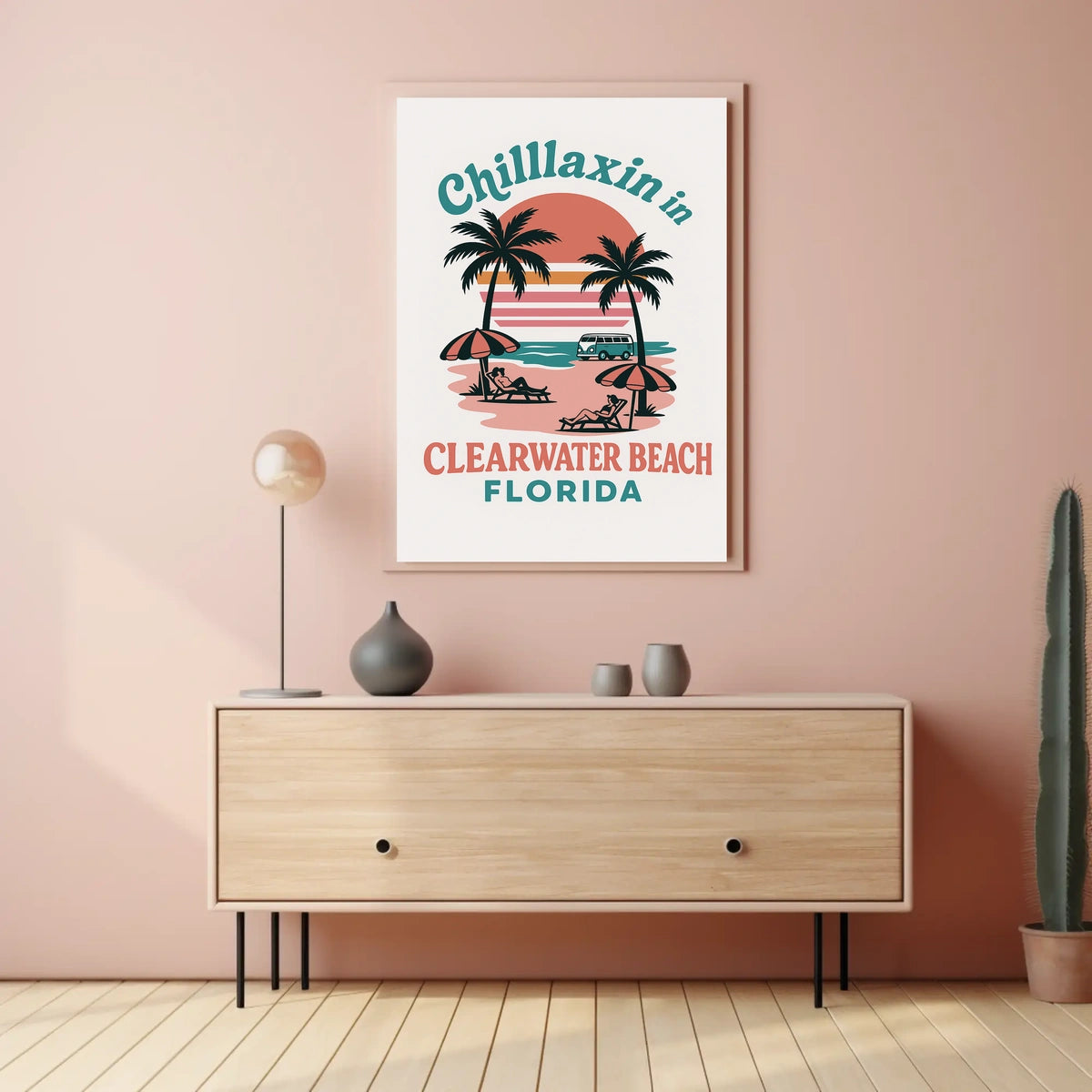 Chillaxin in Clearwater Beach Poster